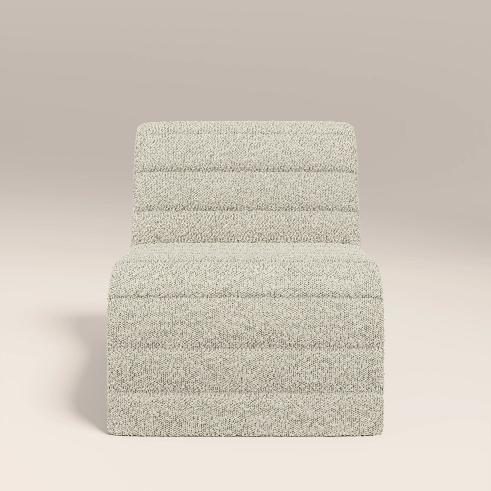 Lopez Accent Chair | Speckled Sustainable Stone Boucle