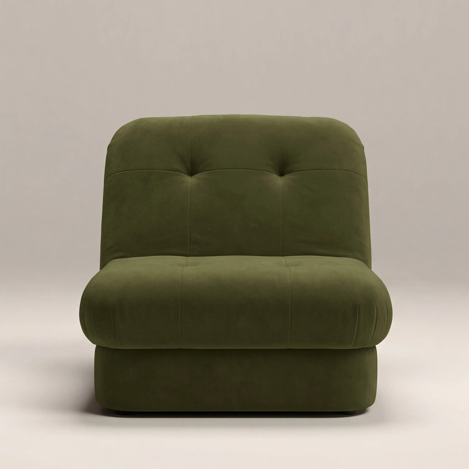 Lorena Armchair | Olive Green Sustainable Velvet