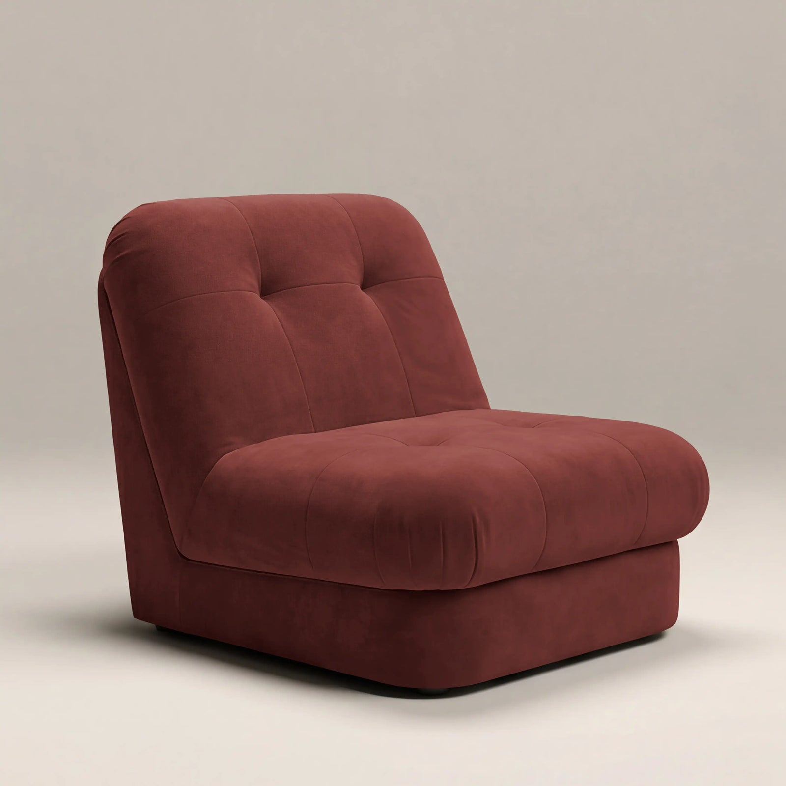Lorena Armchair | Rust Red Sustainable Velvet
