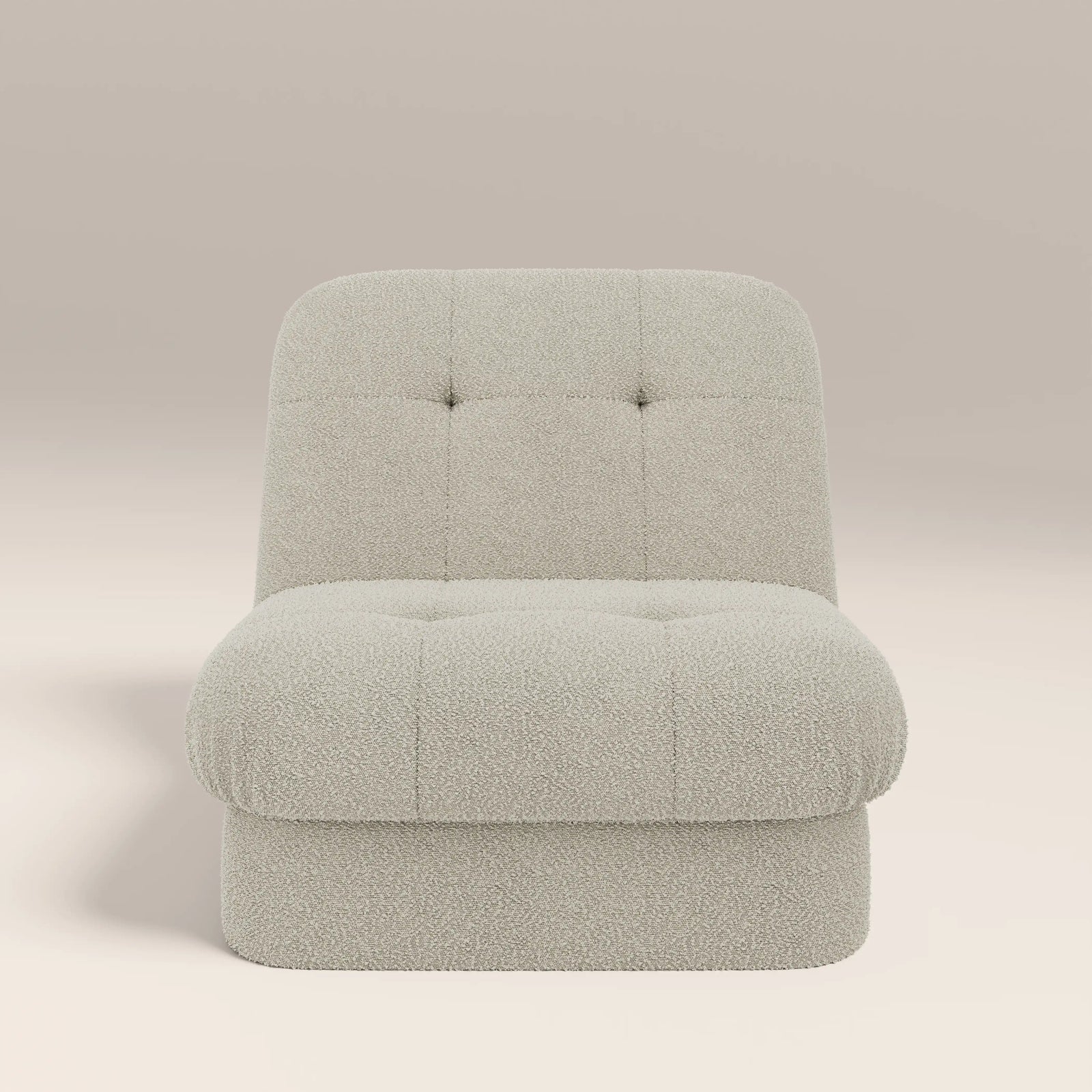 Lorena Armchair | Speckled Stone Sustainable Boucle