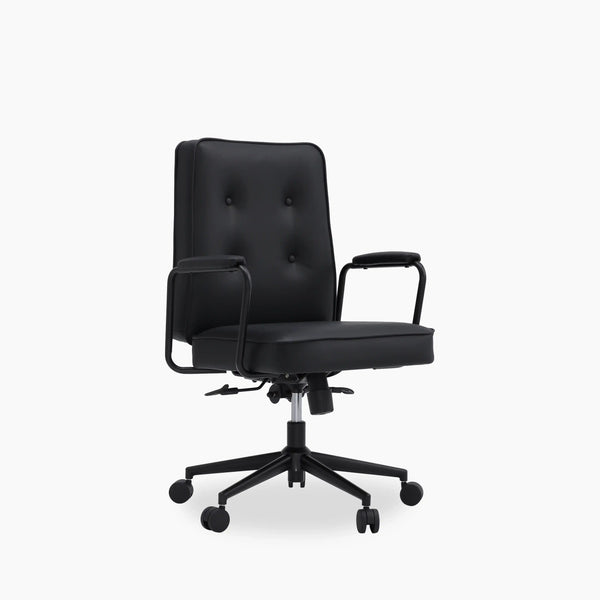 Maize High Back Office Chair, Vintage Black Black Cult