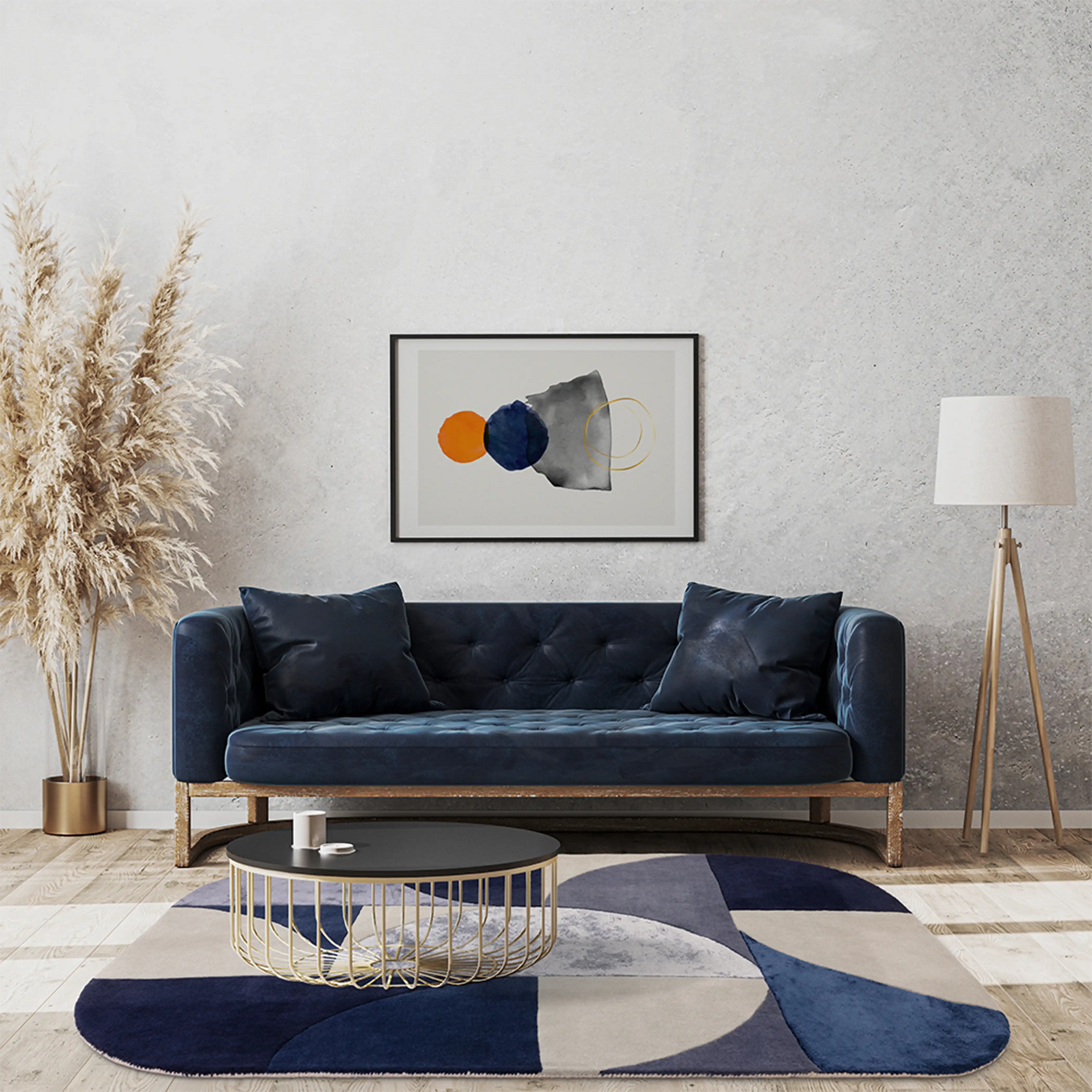 Robyn Hand Tufted Rug | Indigo