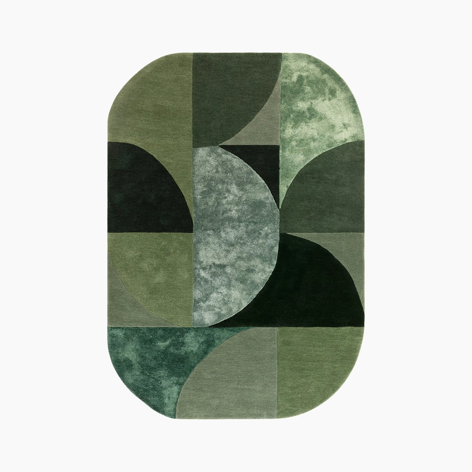 Robyn Oval Hand Tufted Rug | Forest