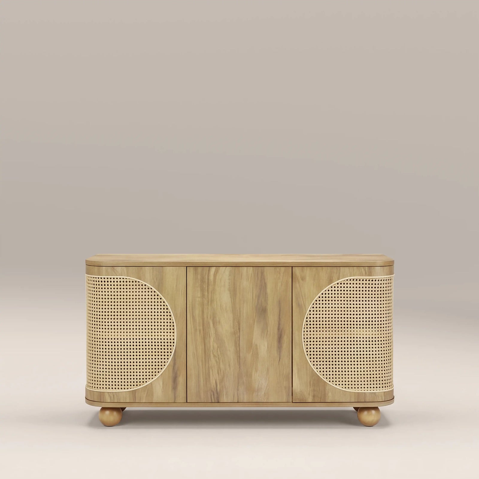 Una Wooden Large Sideboard | Oak & Cane