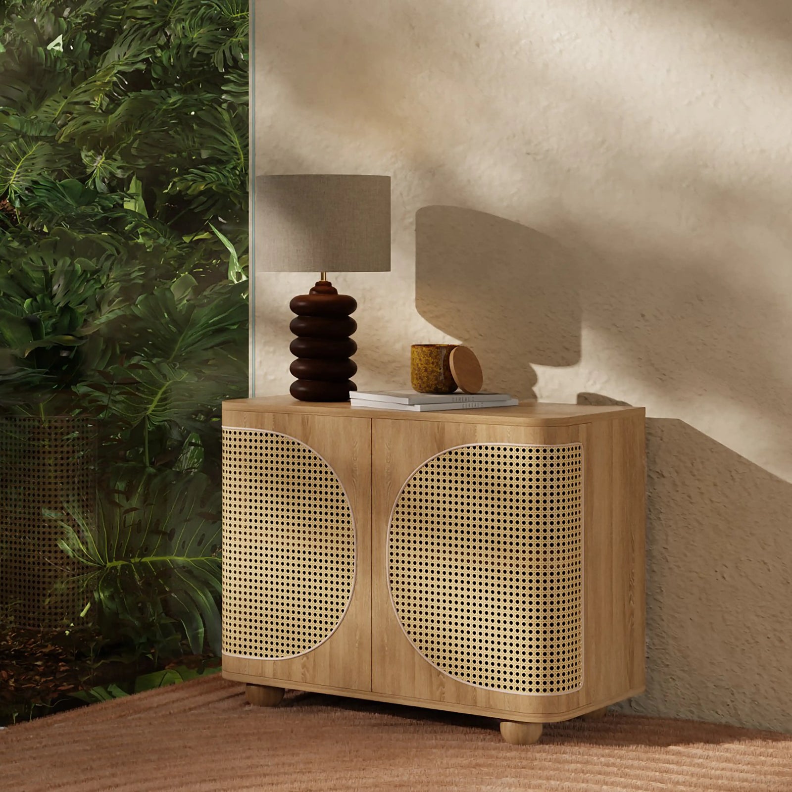 Una Wooden Sideboard | Oak & Cane