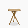 Boden Round Wooden Side Table | Oak