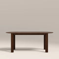 Skylar 6 Seat Oval Wooden Dining Table | Walnut