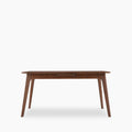 Landon 4-6 Seat Rectangle Wooden Extendable Dining Table | Walnut