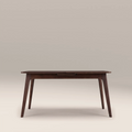 Landon 4-6 Seat Rectangle Wooden Extendable Dining Table | Walnut