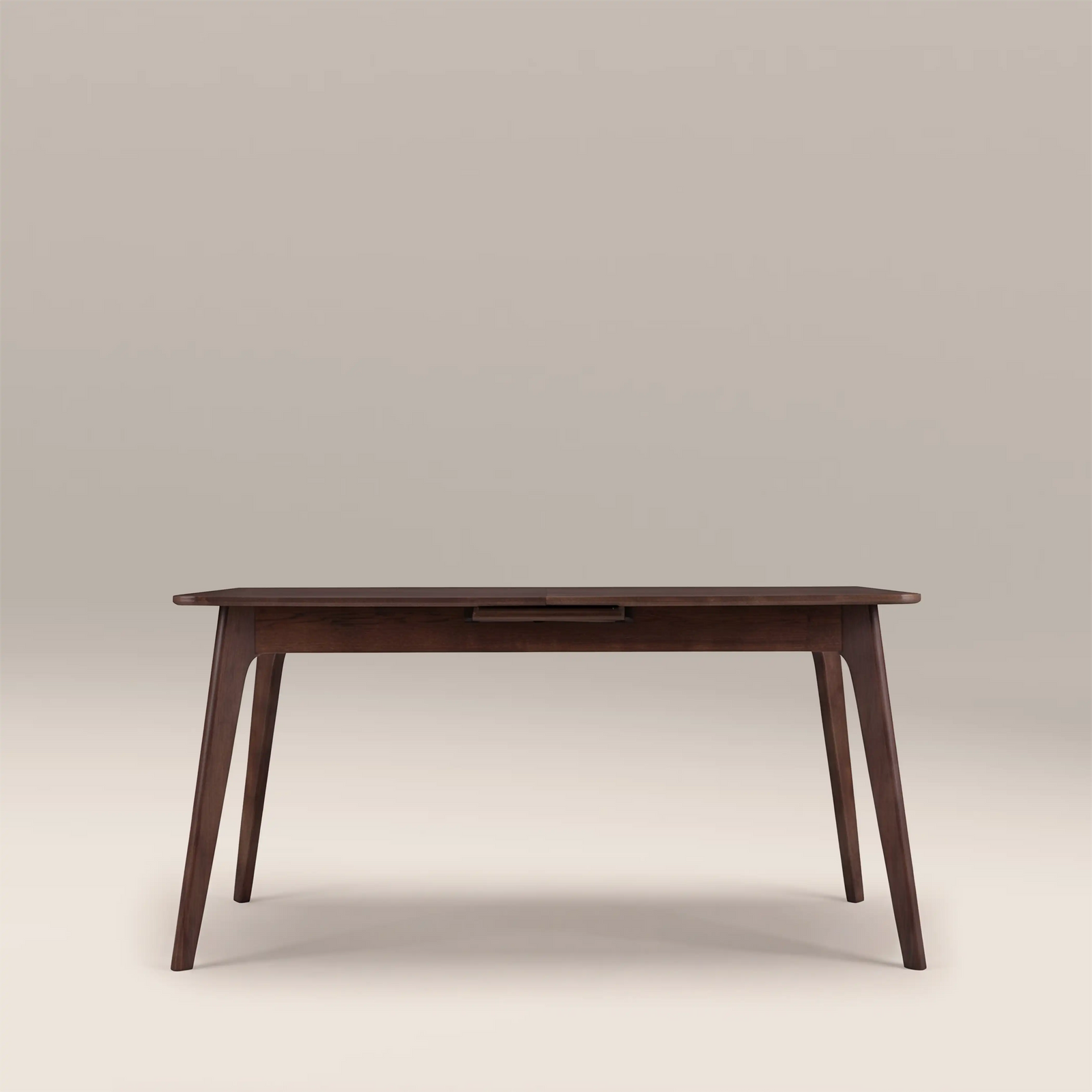Landon 4-6 Seat Rectangle Wooden Extendable Dining Table | Walnut