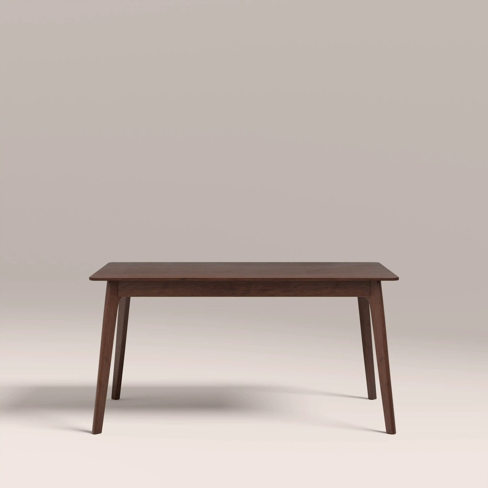 Landon 4 Seat Rectangle Wooden Dining Table | Walnut