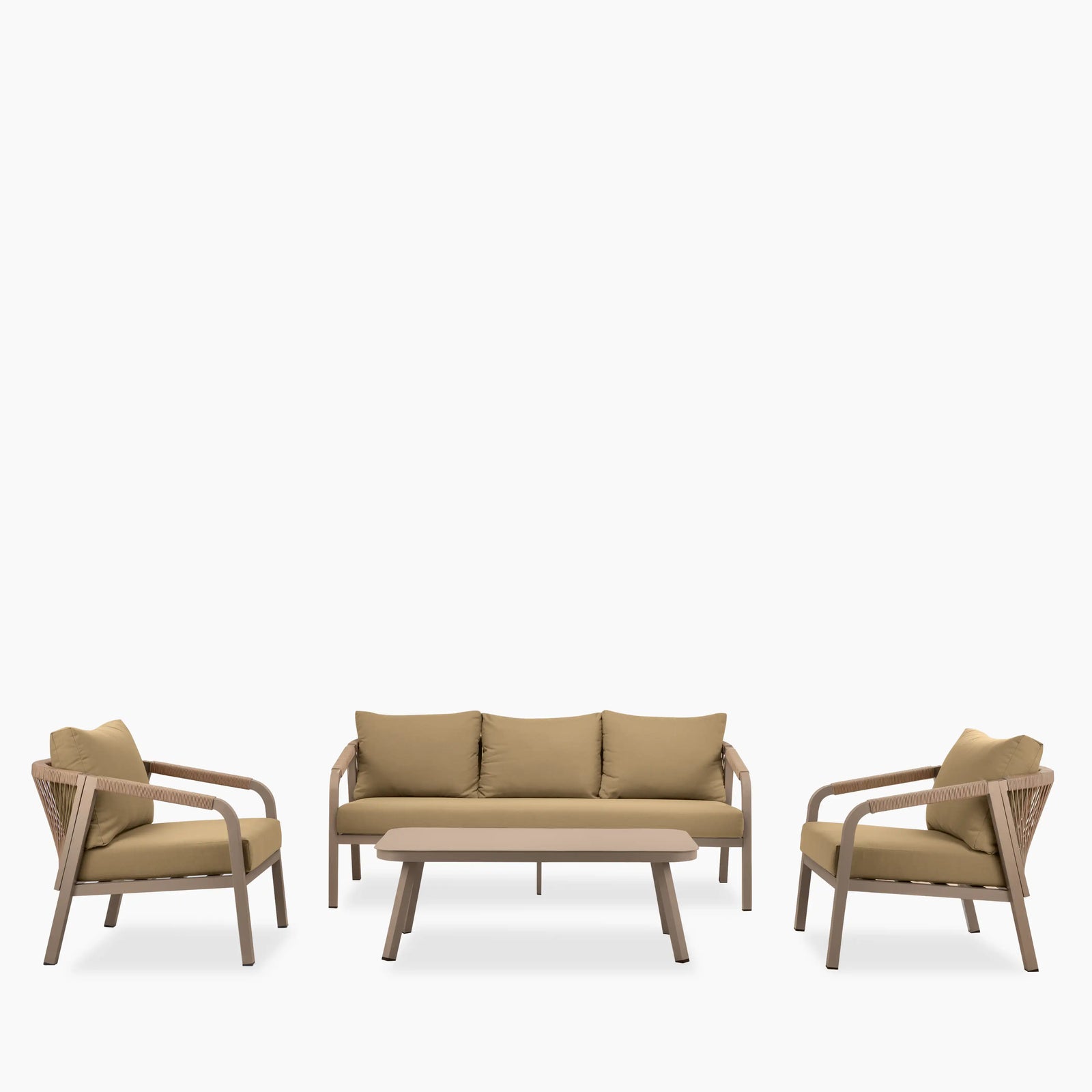 Tuva Garden Lounge Set | Beige & Taupe
