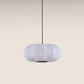 Everett Oval Bubble Pendant Light | White