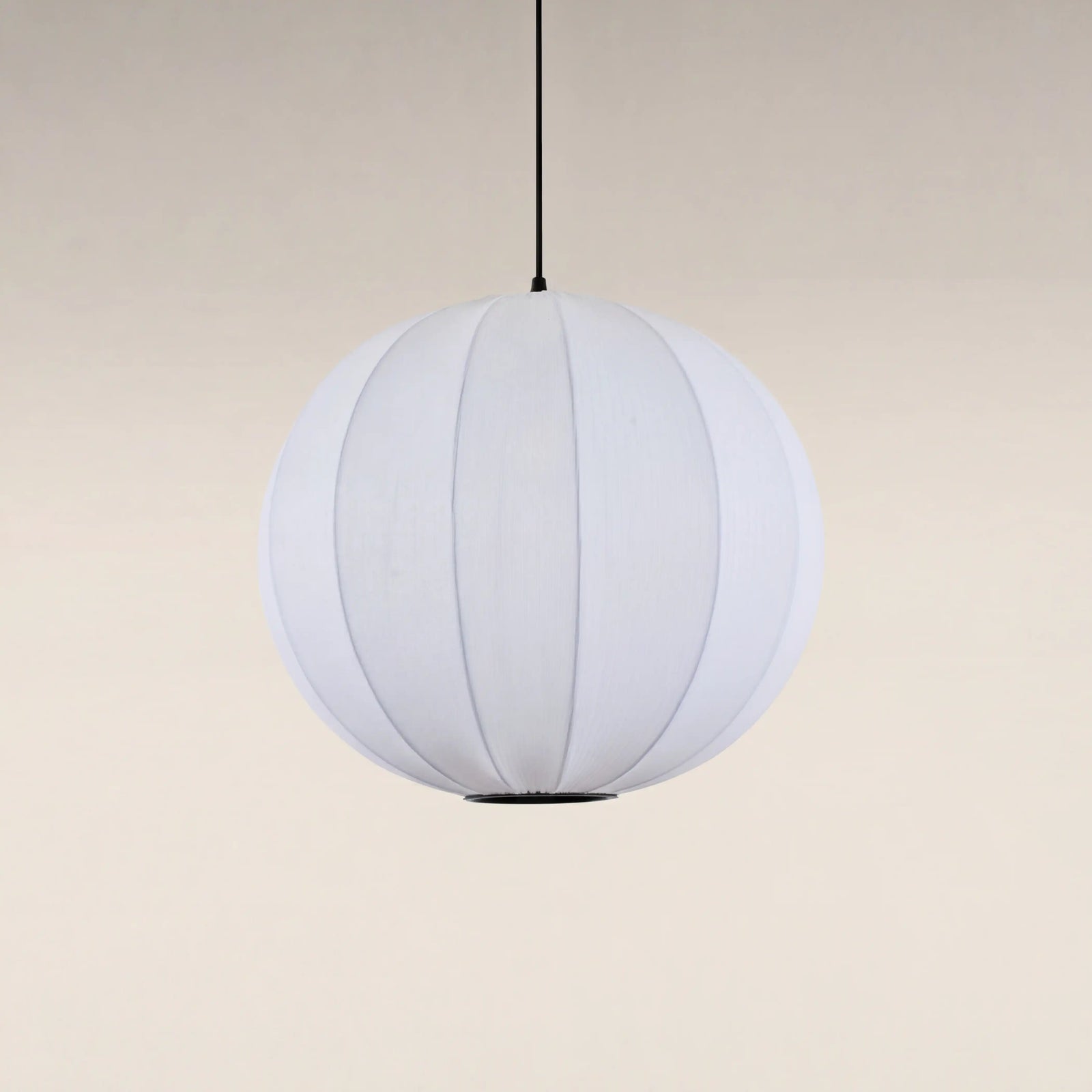 Everett Round Bubble Pendant Light | White