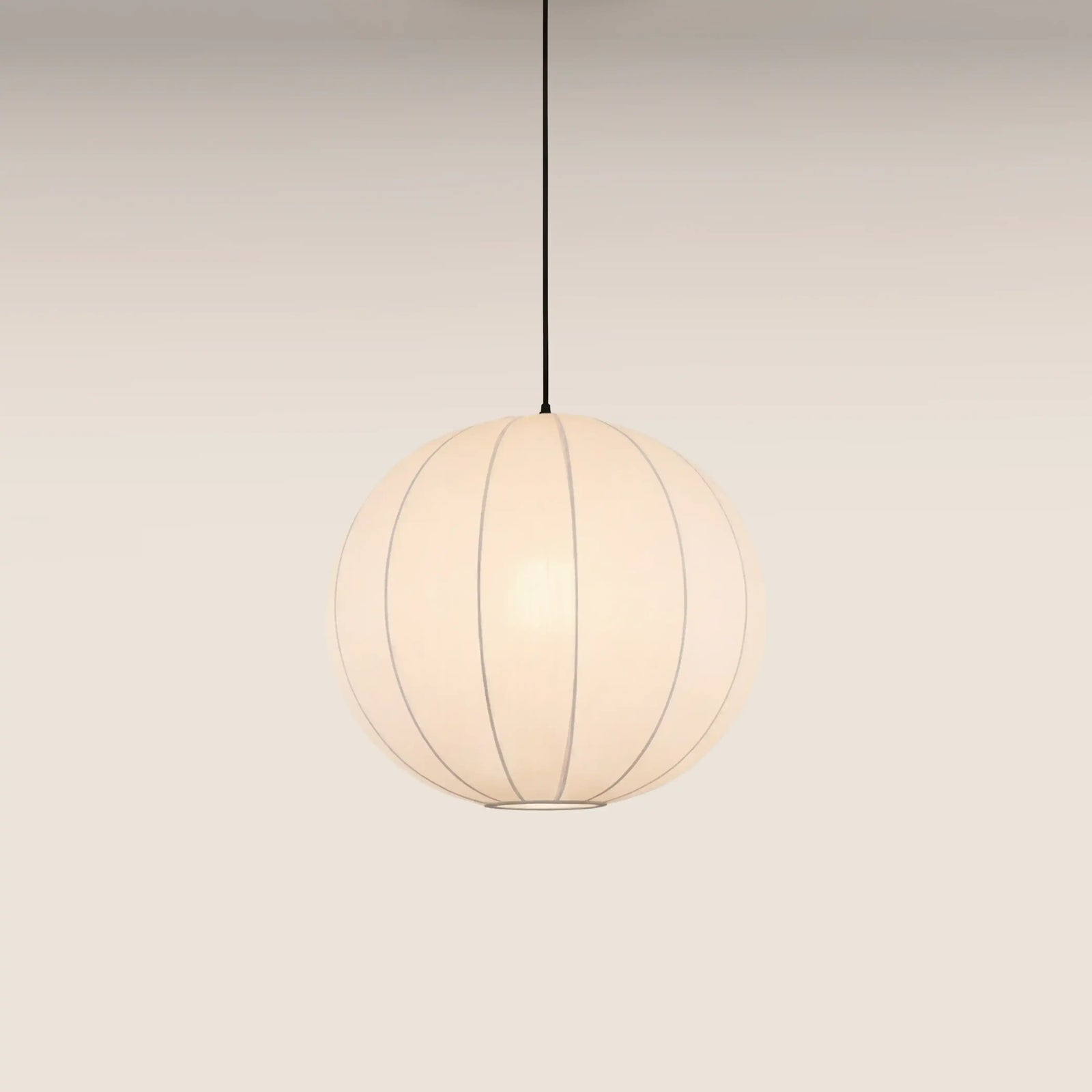 Everett Round Bubble Pendant Light | White