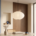 Everett Saucer Bubble Pendant Light | White