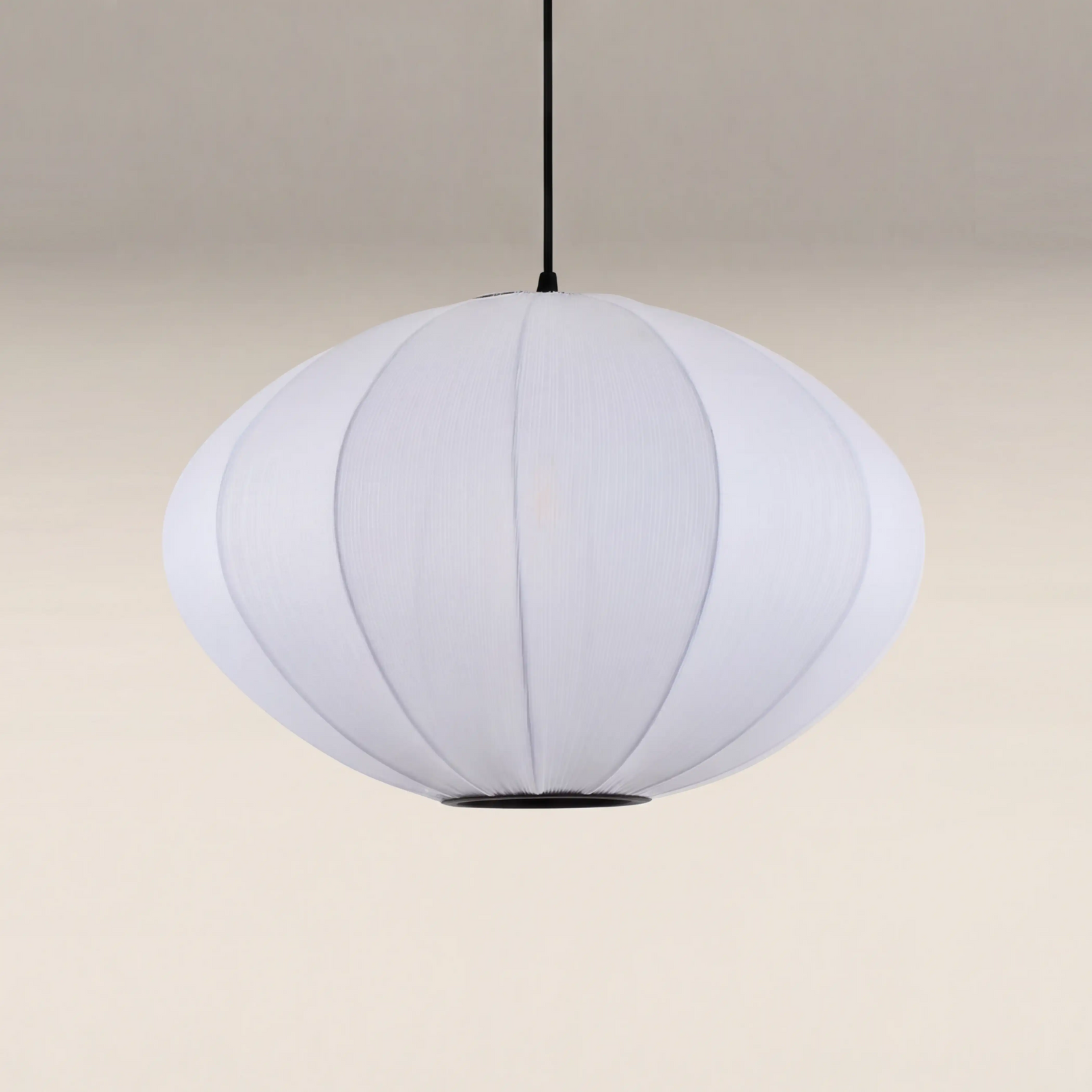 Everett Saucer Bubble Pendant Light | White