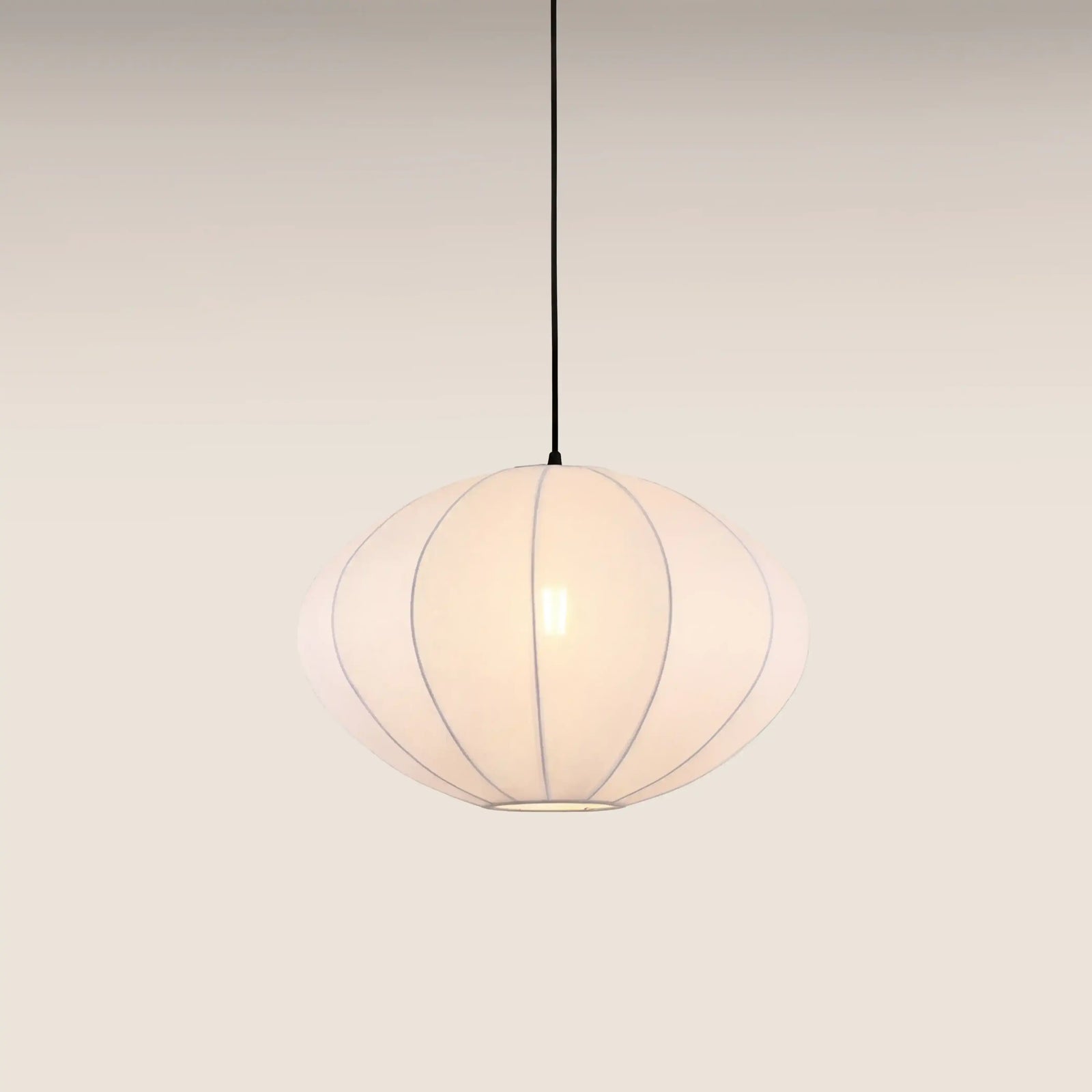 Everett Saucer Bubble Pendant Light | White