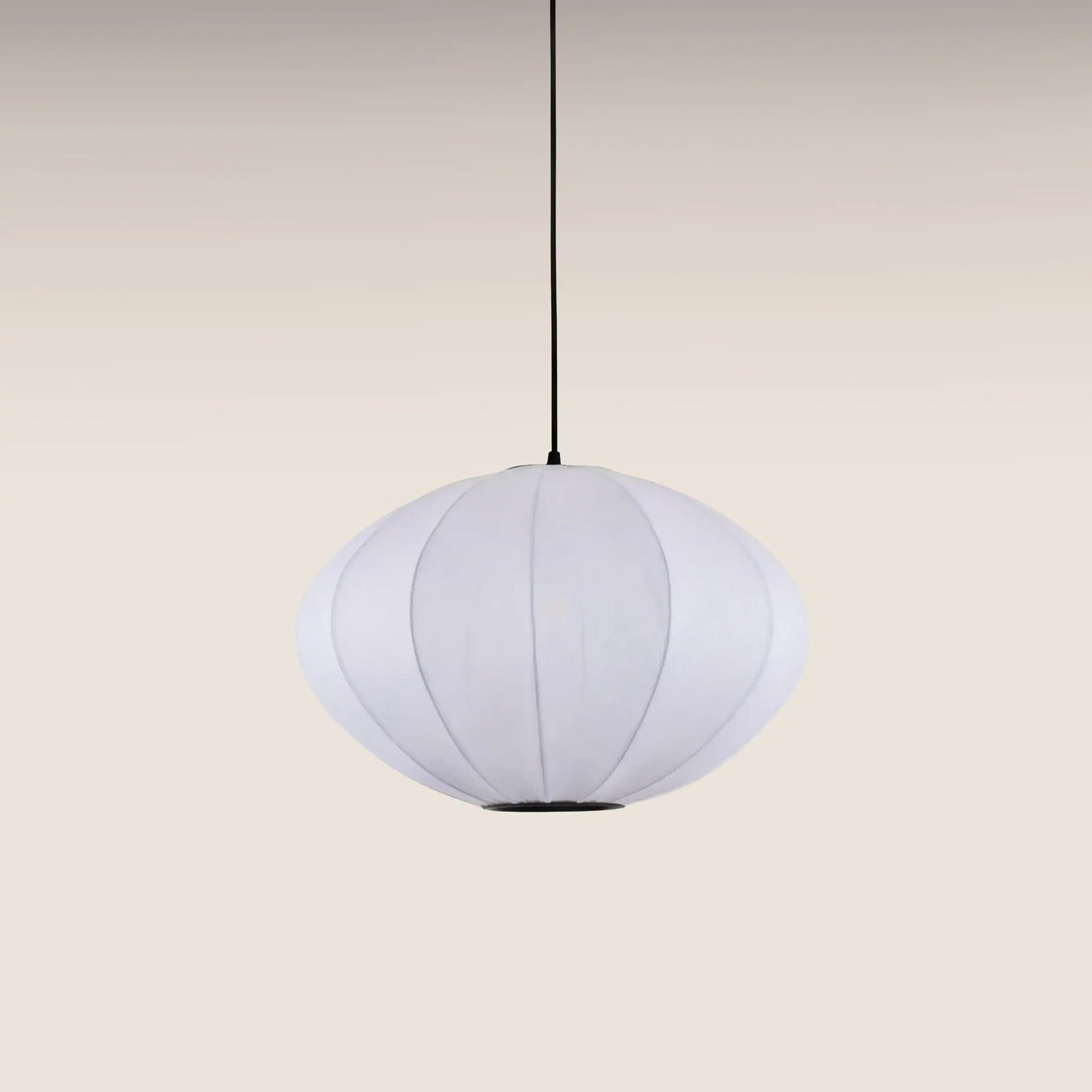 Everett Saucer Bubble Pendant Light | White