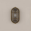 Parker Wall Light | Ribbed Glass & Antique Brass