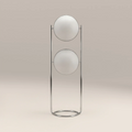 Bodie Floor Lamp | Opal Glass & Chrome