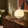 Bodie Table Lamp | White & Chrome