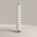 Atomic Floor Lamp | White & Chrome