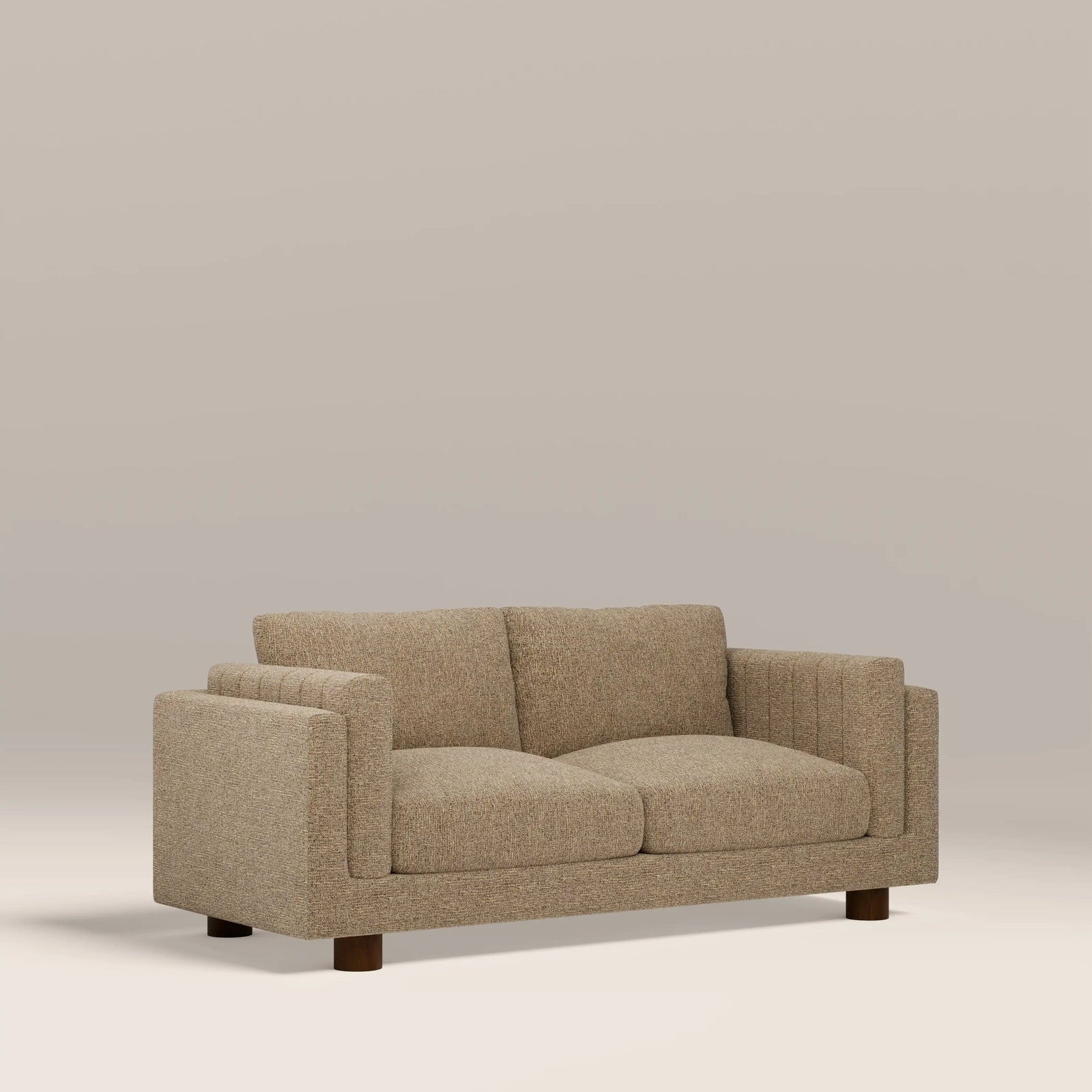 Halton 2 Seater Sofa | Speckled Cappuccino Boucle