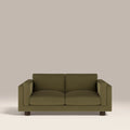 Halton 2 Seater Sofa | Moss Green Sustainable Mohair Velvet