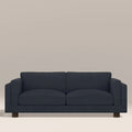 Halton 3 Seater Sofa | Dark Blue Sustainable Velvet