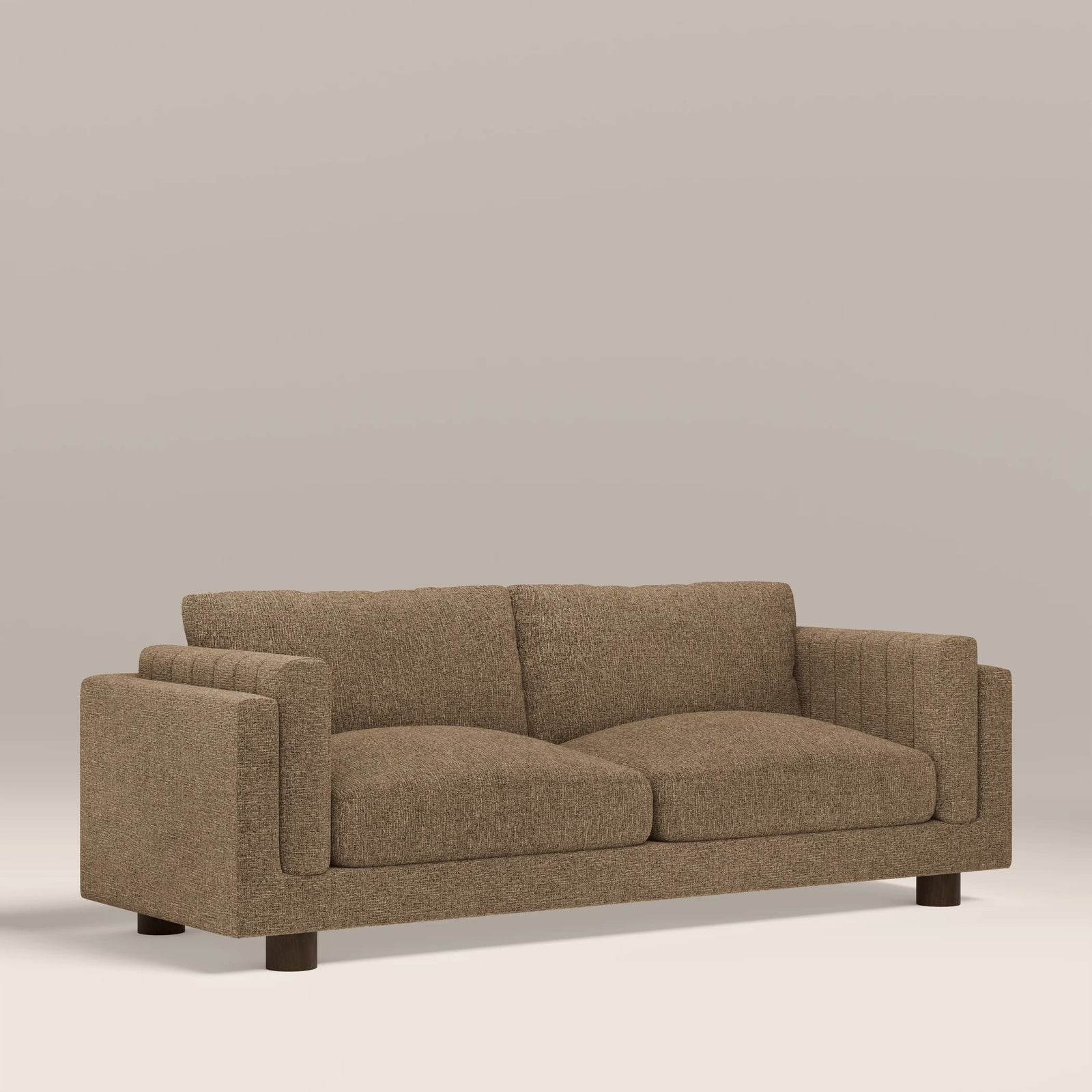 Halton 3 Seater Sofa | Speckled Cappuccino Boucle