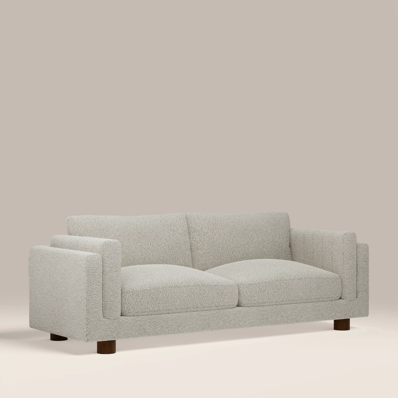Halton 3 Seater Sofa | Speckled Stone Sustainable Boucle