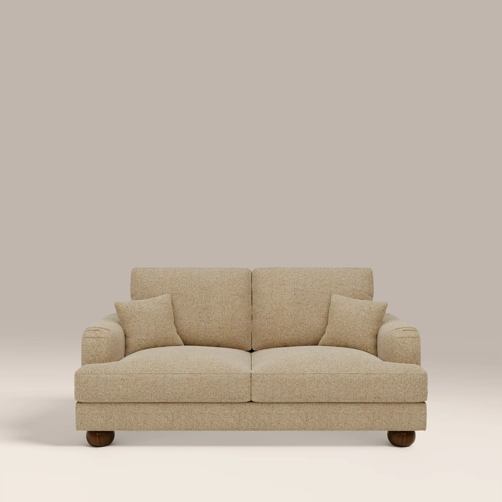 Nola 2 Seater Sofa | Speckled Latte Boucle