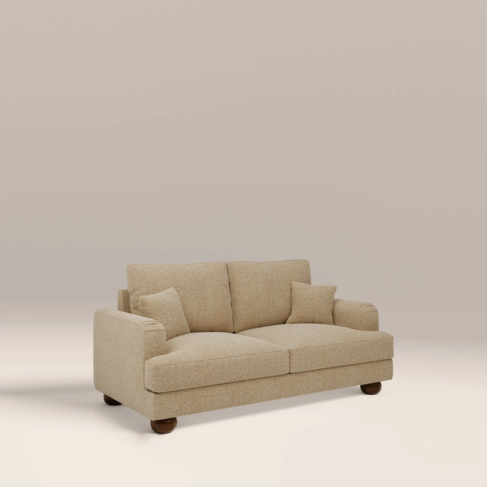 Nola 2 Seater Sofa | Speckled Latte Boucle