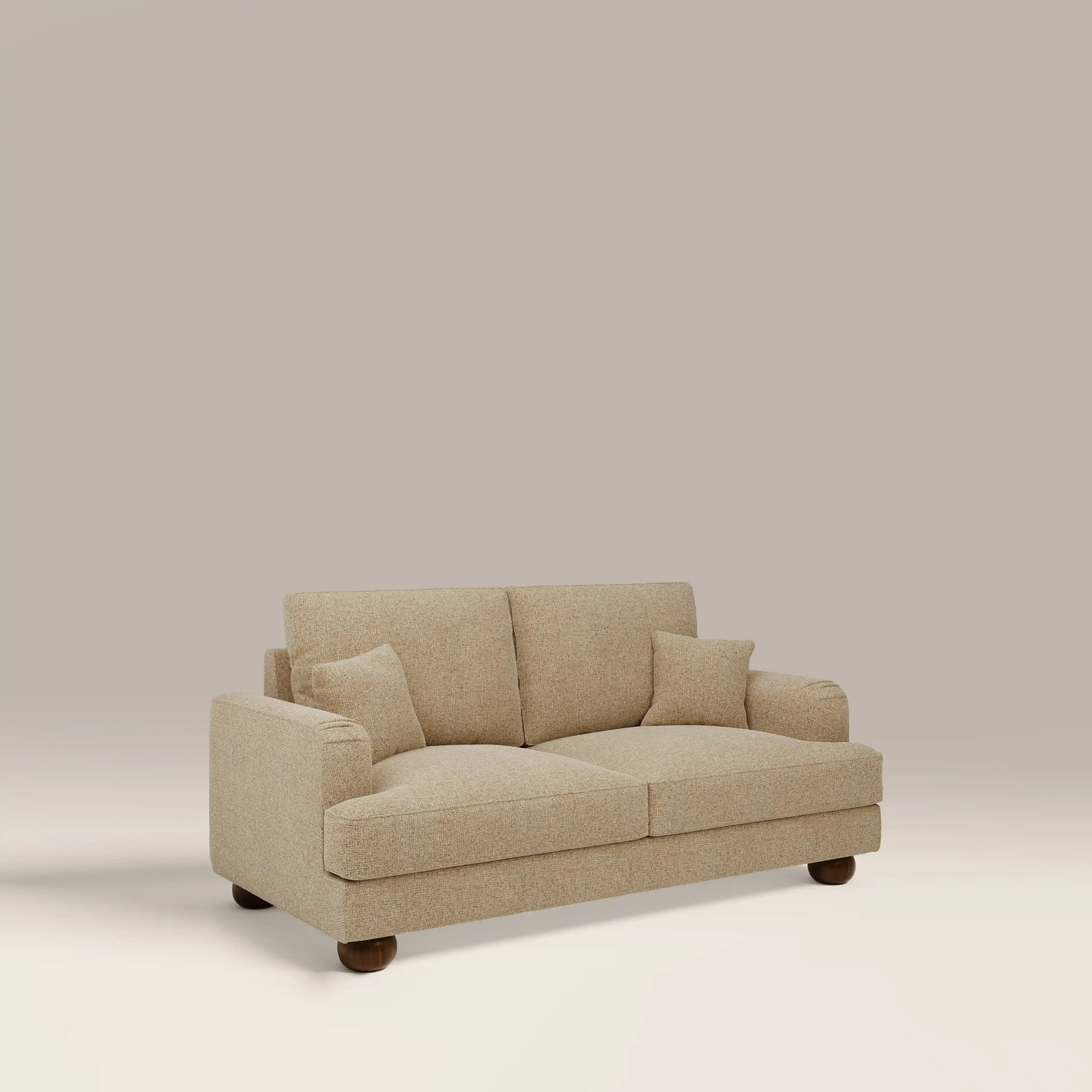 Nola 2 Seater Sofa | Speckled Latte Boucle