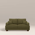 Nola 2 Seater Sofa | Moss Green Sustainable Mohair Velvet