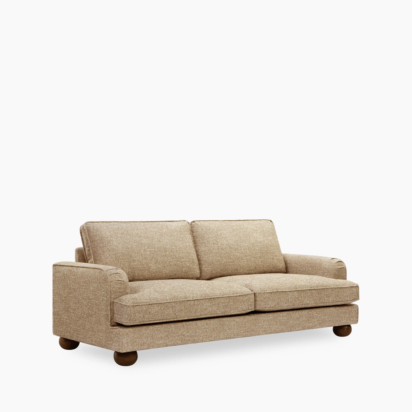 Nola 3 Seater Sofa | Speckled Latte Boucle