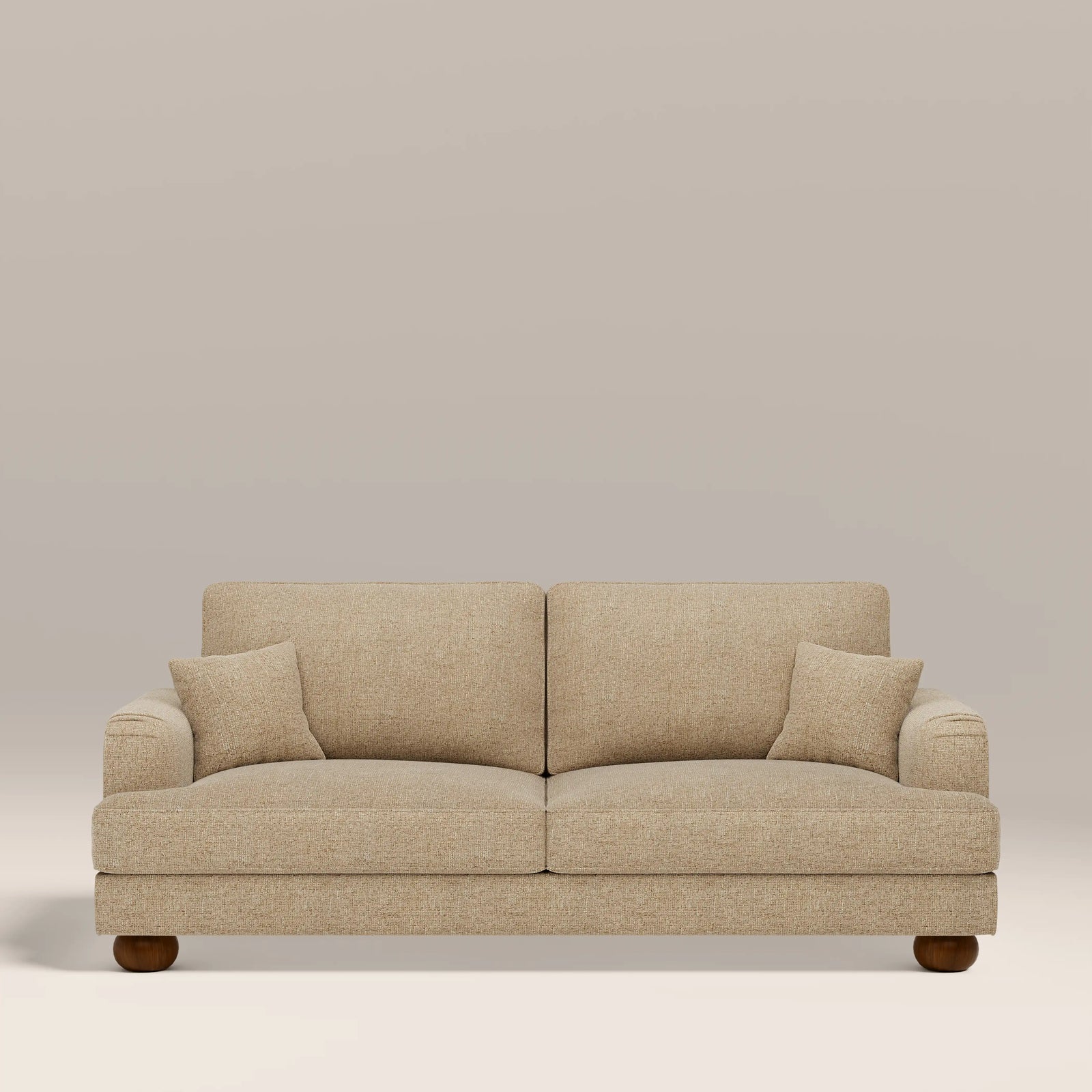 Nola 3 Seater Sofa | Speckled Latte Boucle