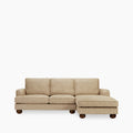 Nola Right Hand Chaise Sofa | Speckled Latte Boucle
