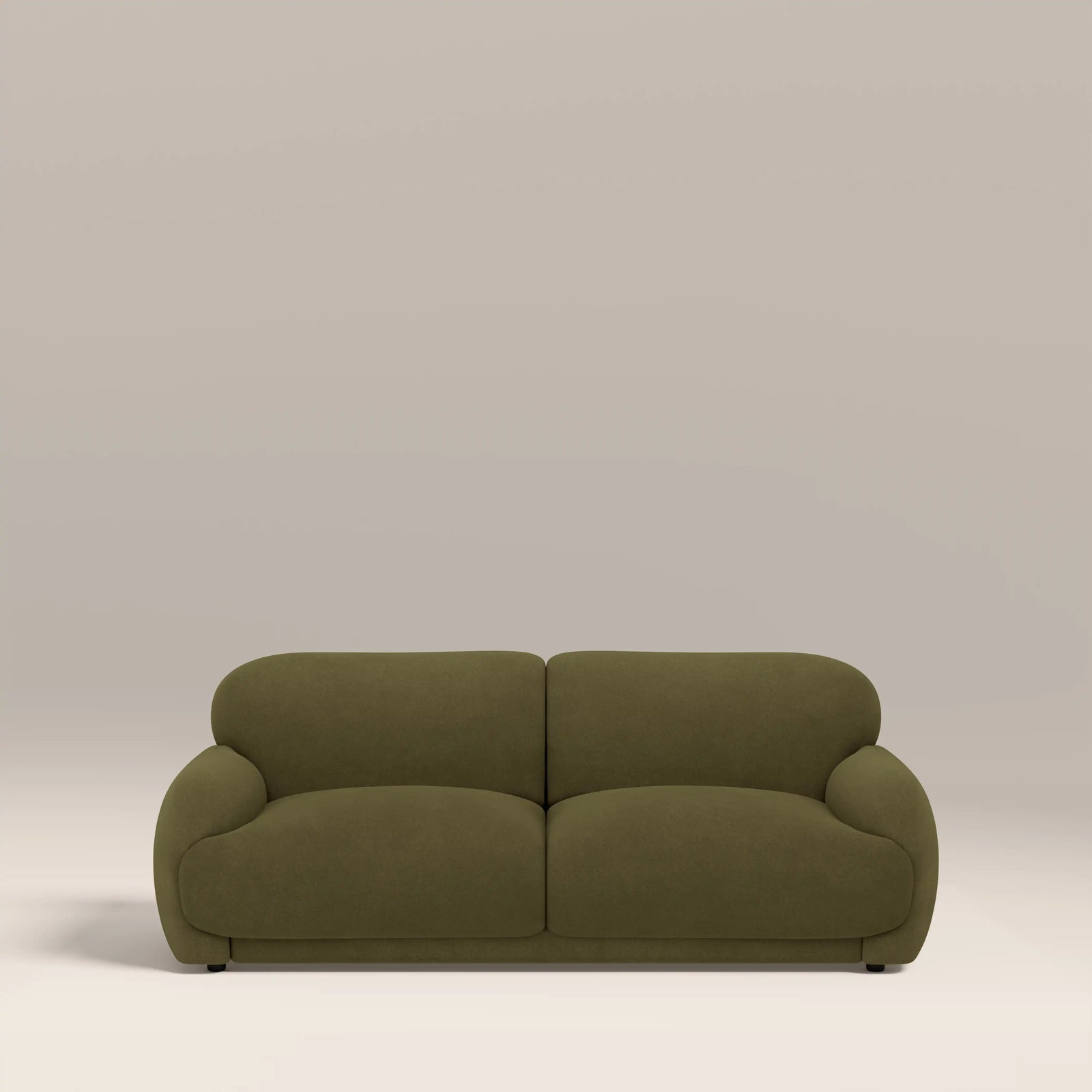 Cloud 2 Seater Sofa | Moss Green Sustainable Mohair Velvet
