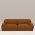 Cloud 3 Seater Sofa | Caramel Brown Sustainable Mohair Velvet