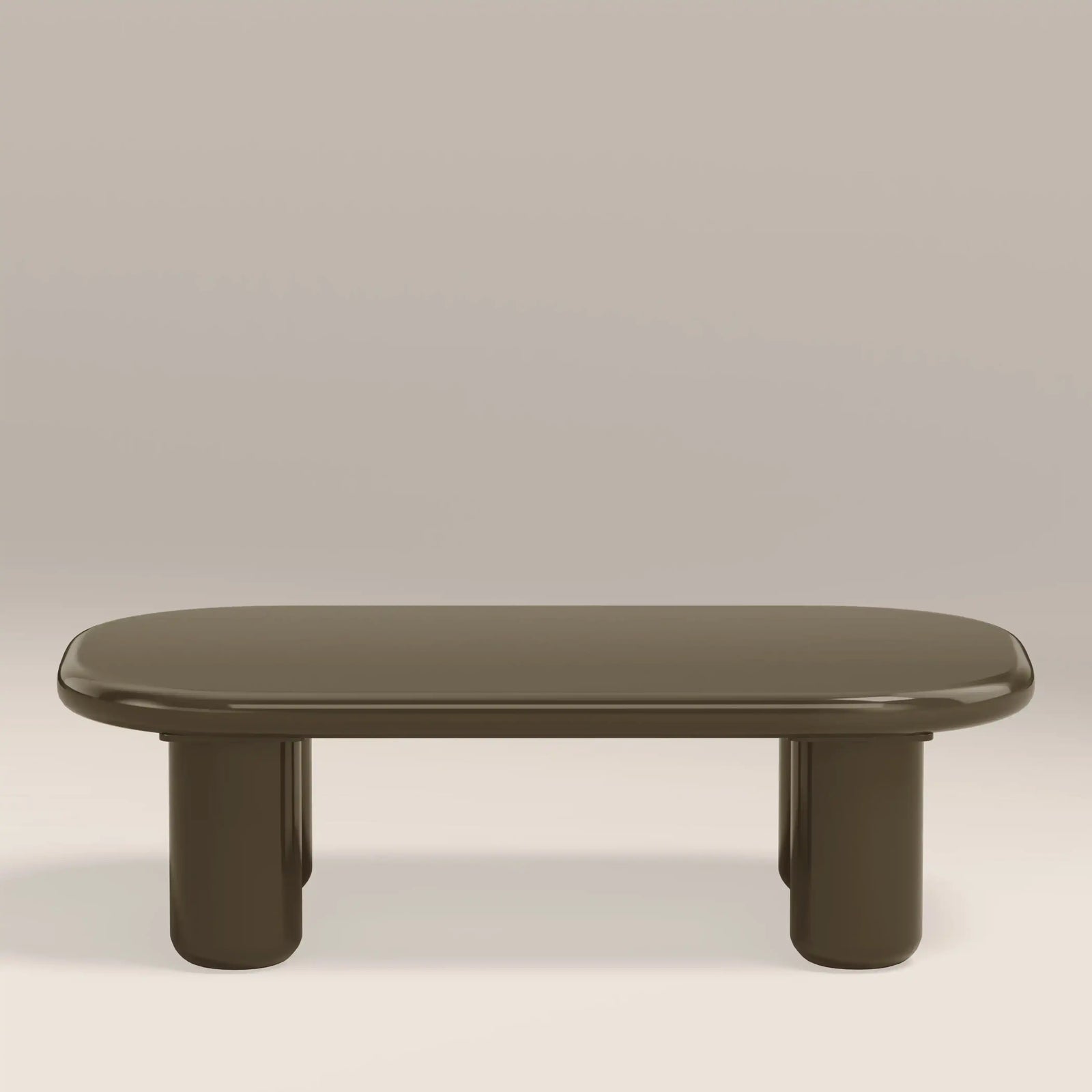 Ludo Rectangle Coffee Table | High Gloss Clay Green
