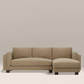 Halton Right Hand Chaise Sofa | Speckled Cappuccino Boucle