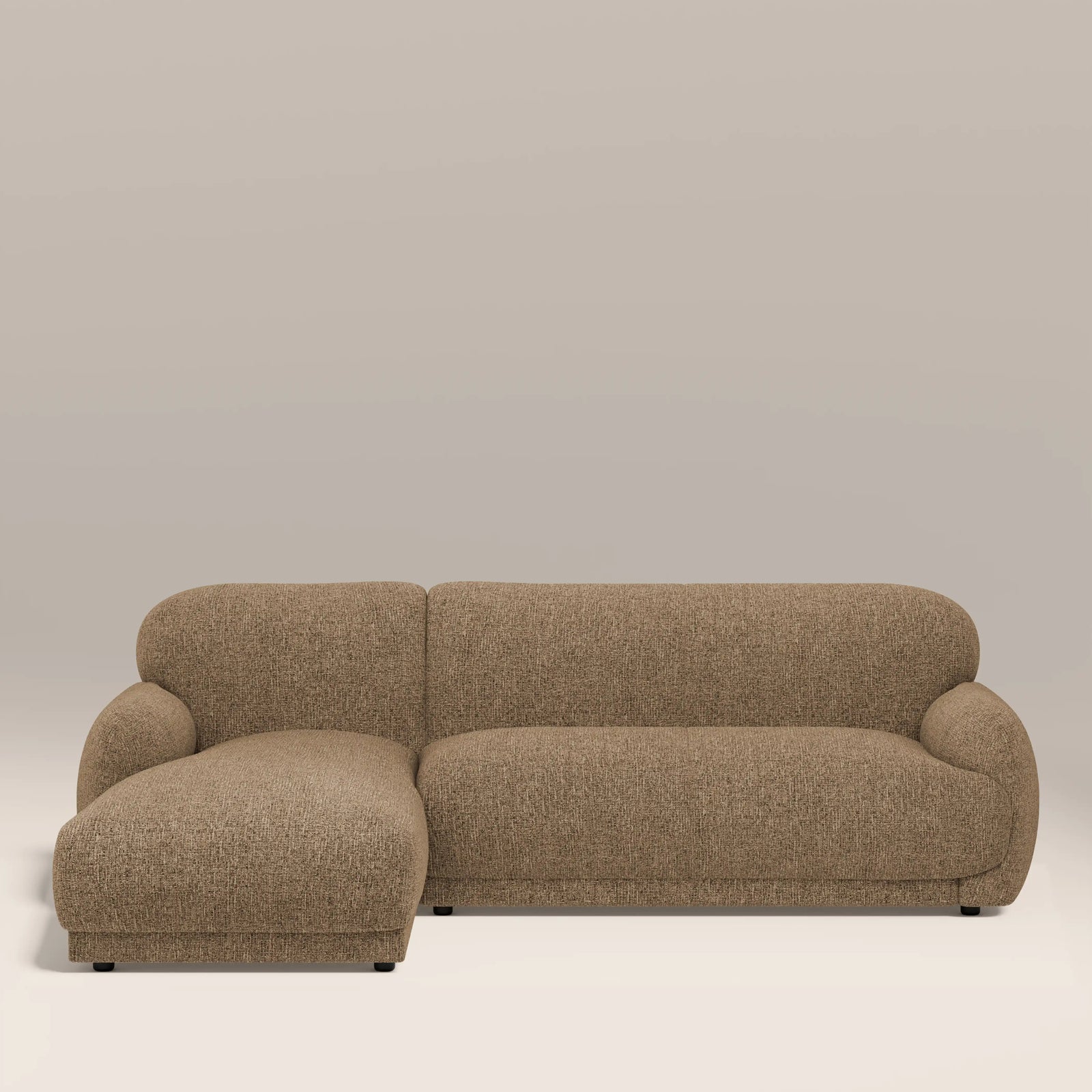 Cloud Left Hand Chaise Sofa | Speckled Cappuccino Boucle