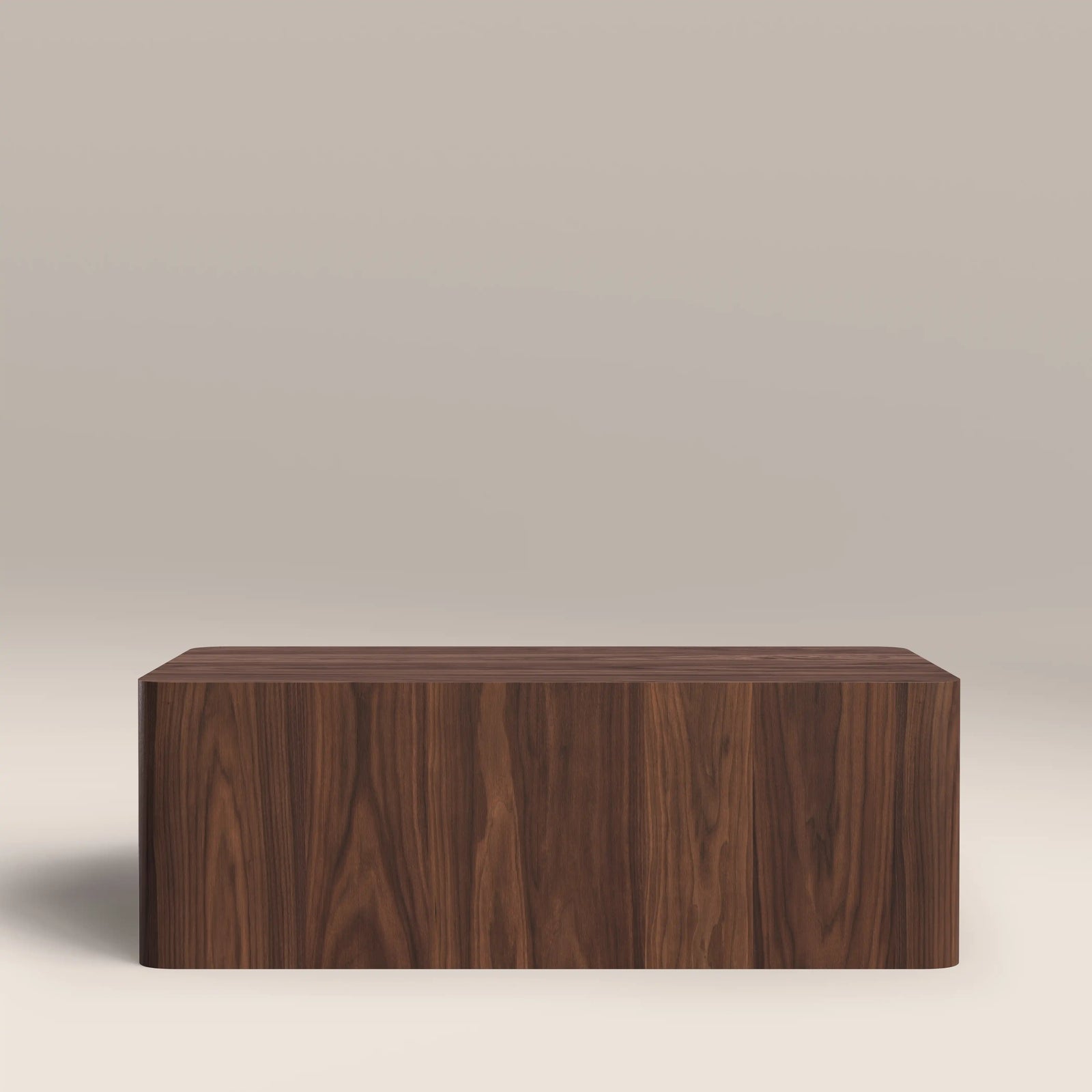 Sabel Rectangle Wooden Coffee Table | Walnut