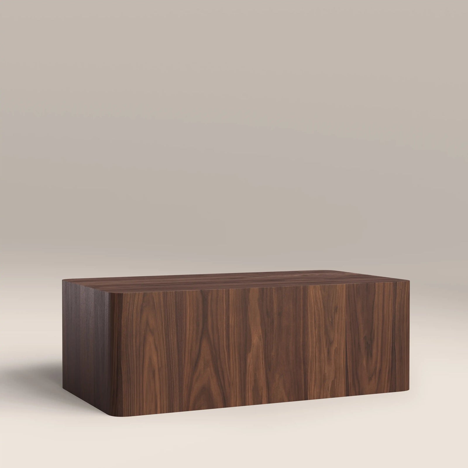 Sabel Rectangle Wooden Coffee Table | Walnut