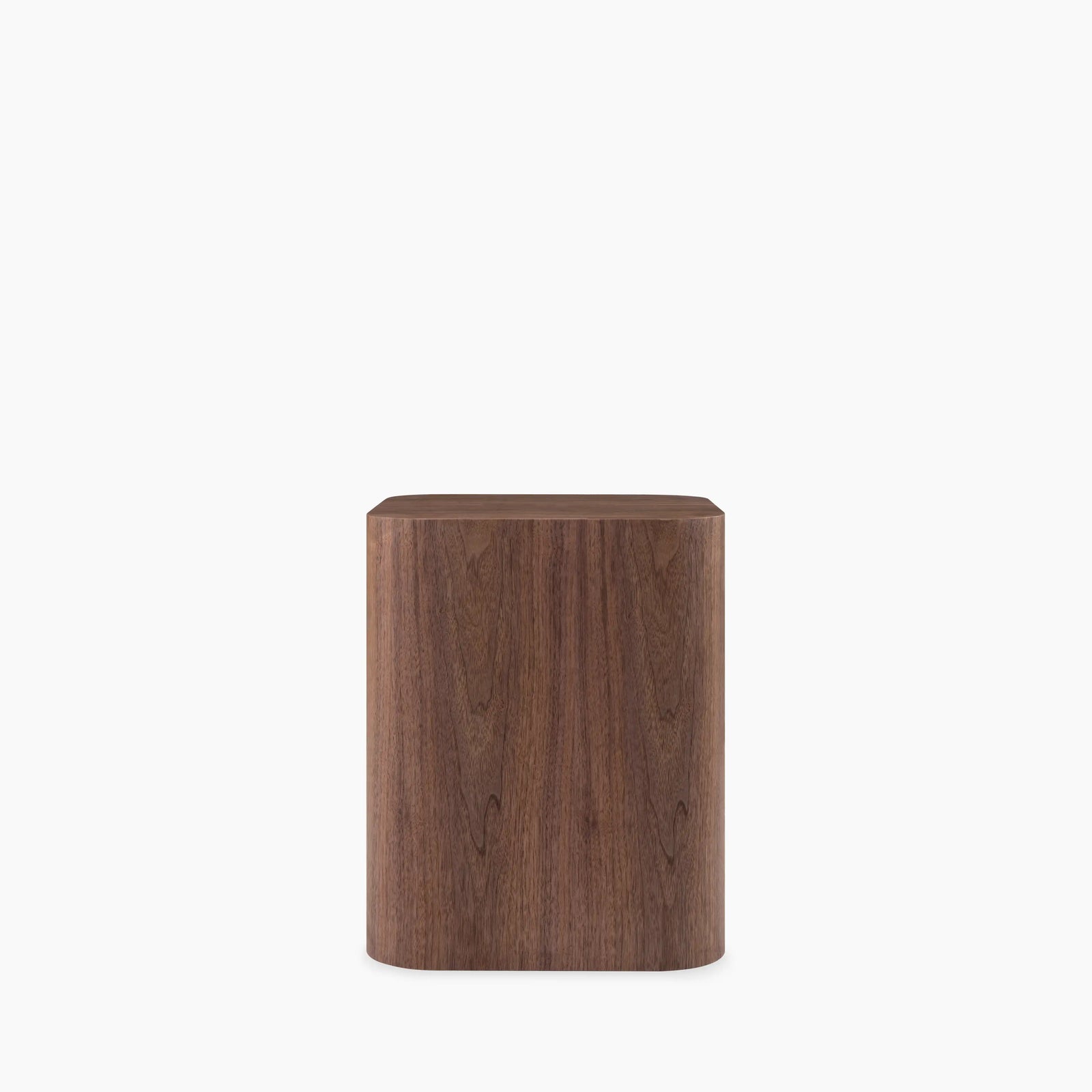 Sabel Square Wooden Side Table | Walnut