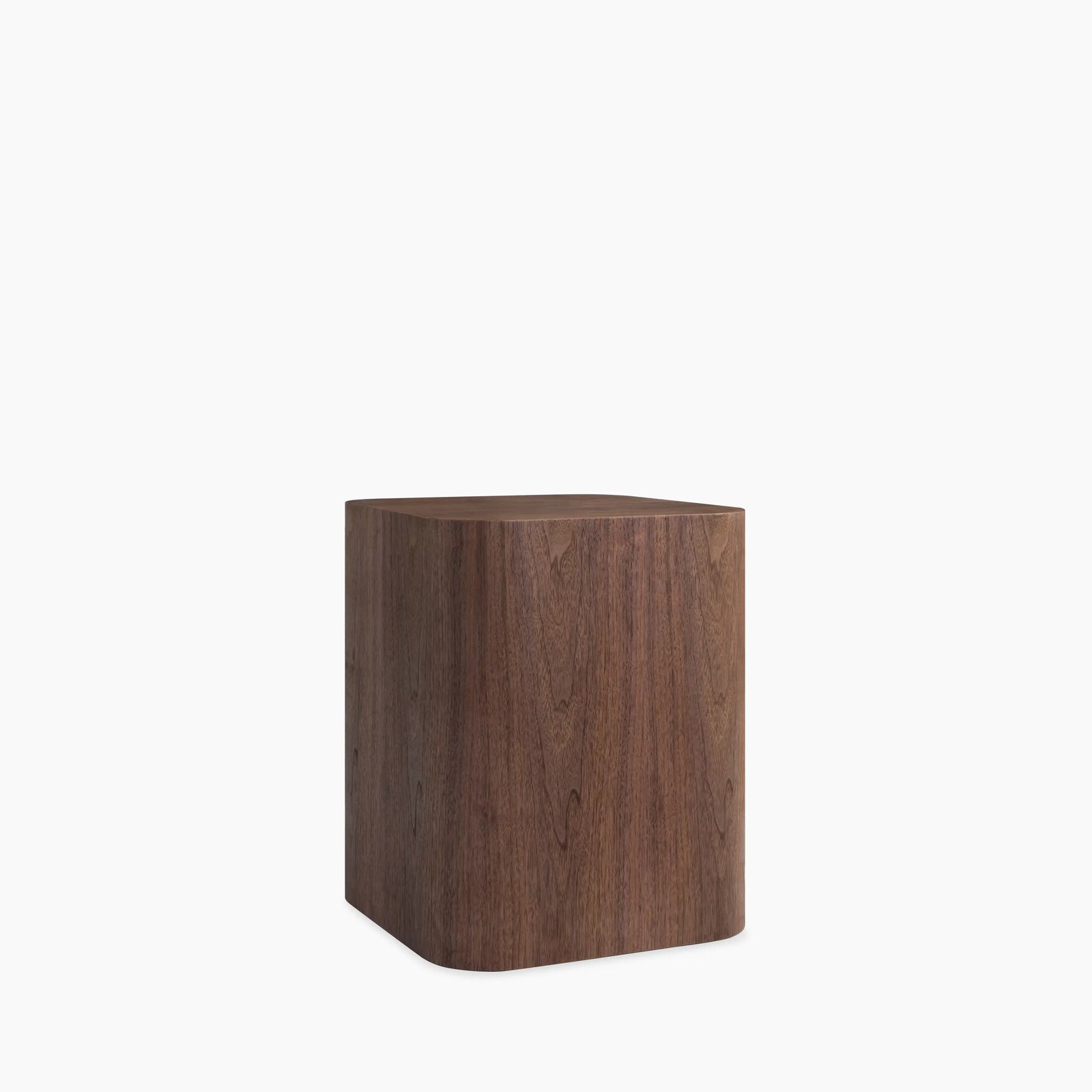 Sabel Square Wooden Side Table | Walnut