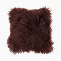 Mongolian Square Cushion | Dark Red
