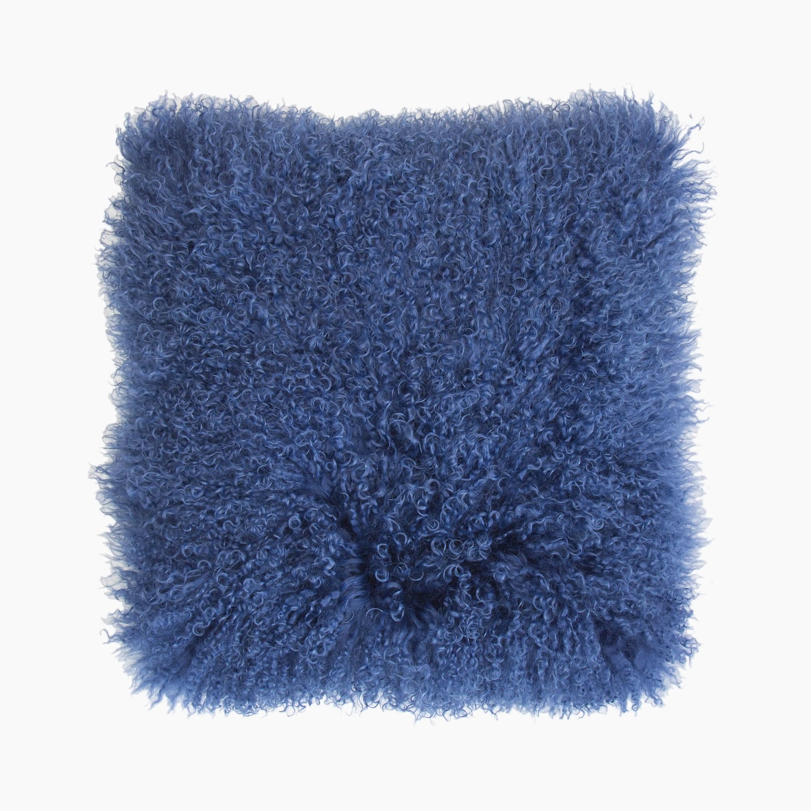 Mongolian Square Cushion | Blue